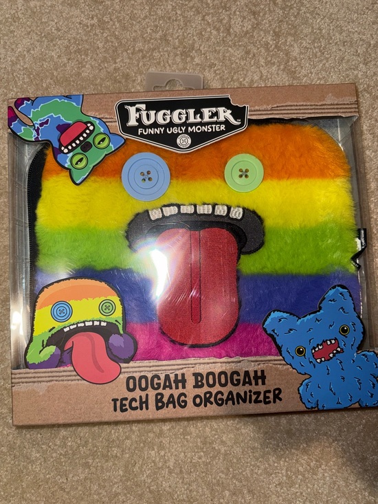Zuru Other - Fuggler Rainbow Oogah Boogah Tech Bag Organizer - Plush Stripe